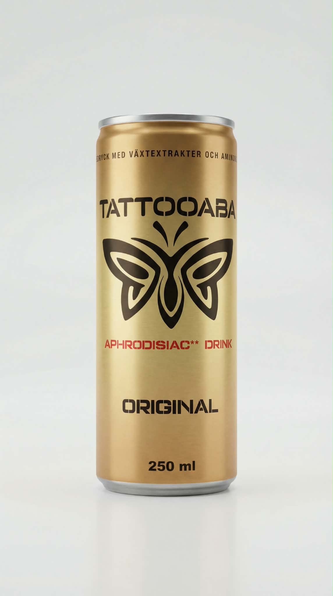 Tattooaba Aphrodisiac Drink — 250ml Gold Can